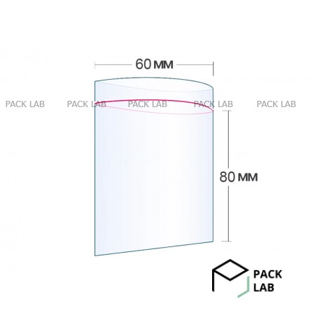 Пакет з замком ЗІП zip-lock 60*80 мм Пакет з замком ЗІП zip-lock 60*80 мм